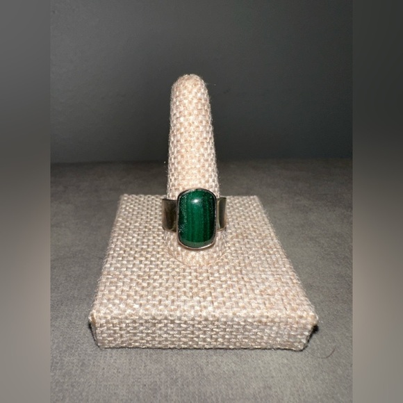 Malachite & Sterling Silver Ring by Jay King
